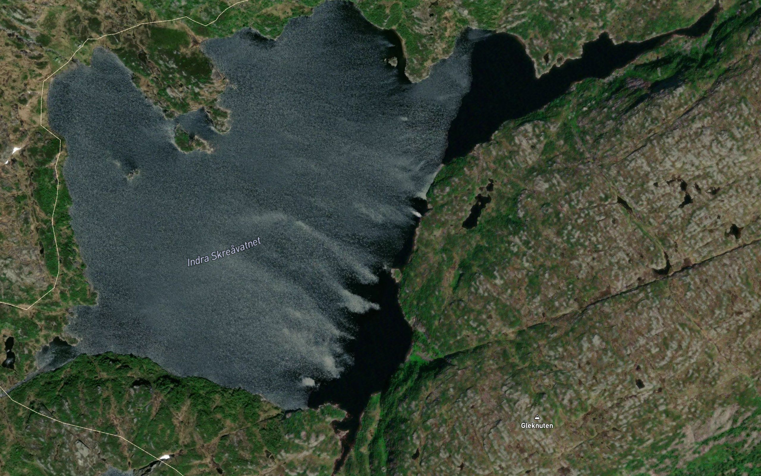 Skredavatn,in