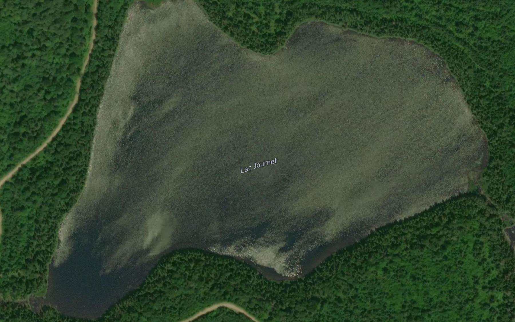 Satellite map of the Lac Journet