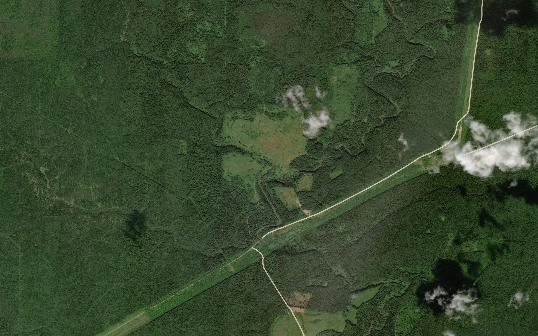 Satellite map of the Rassokha