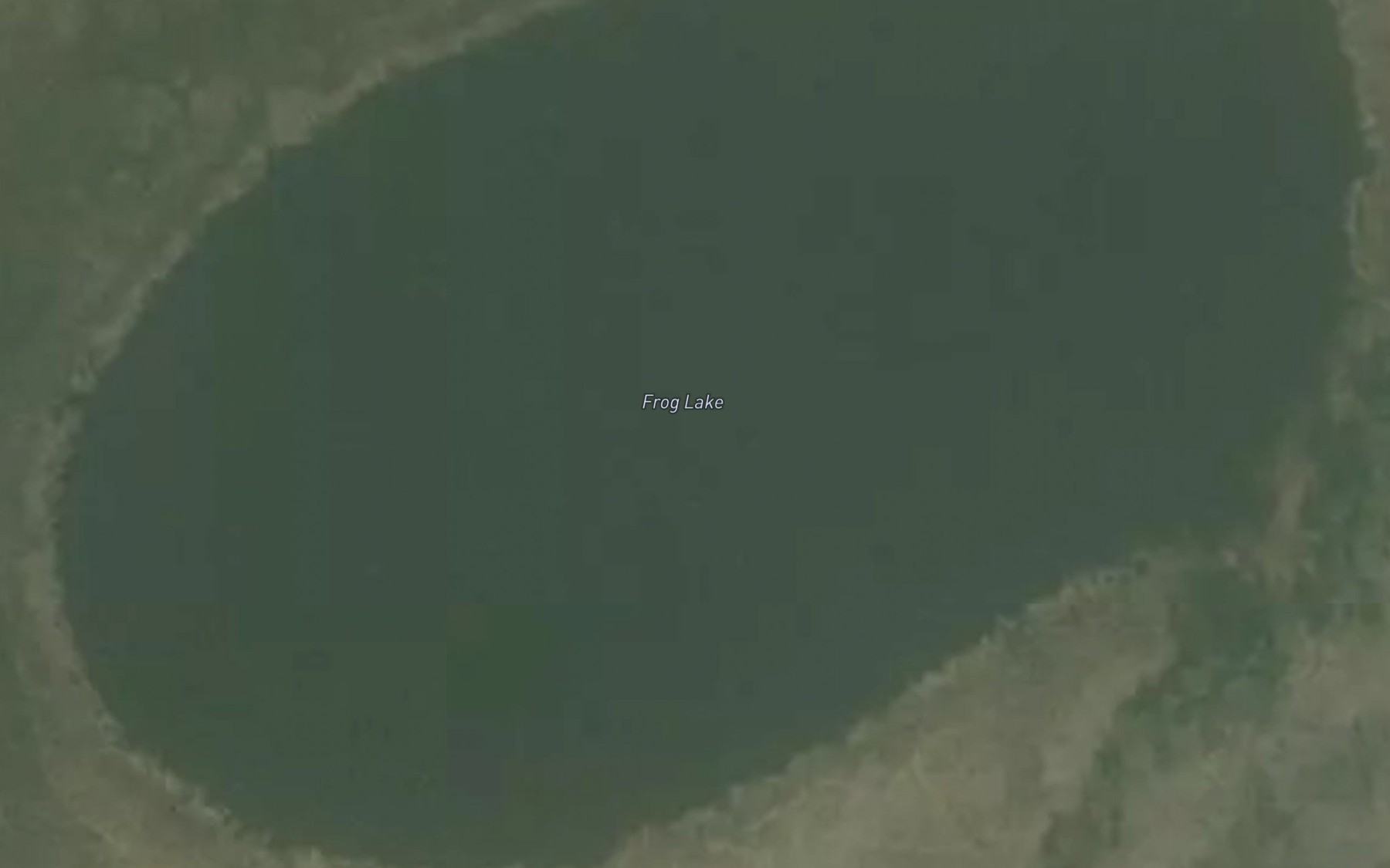 Satellite map of the Frog Lake