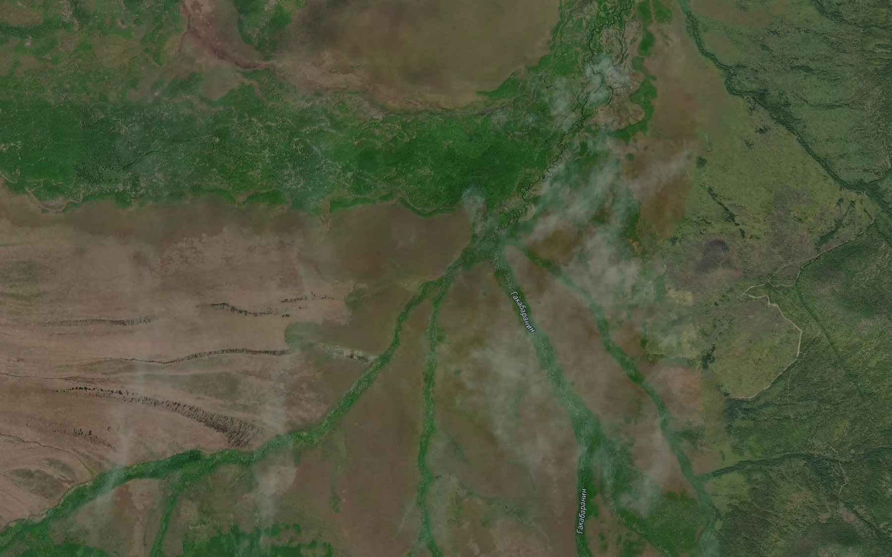 Satellite map of the Glubokiy