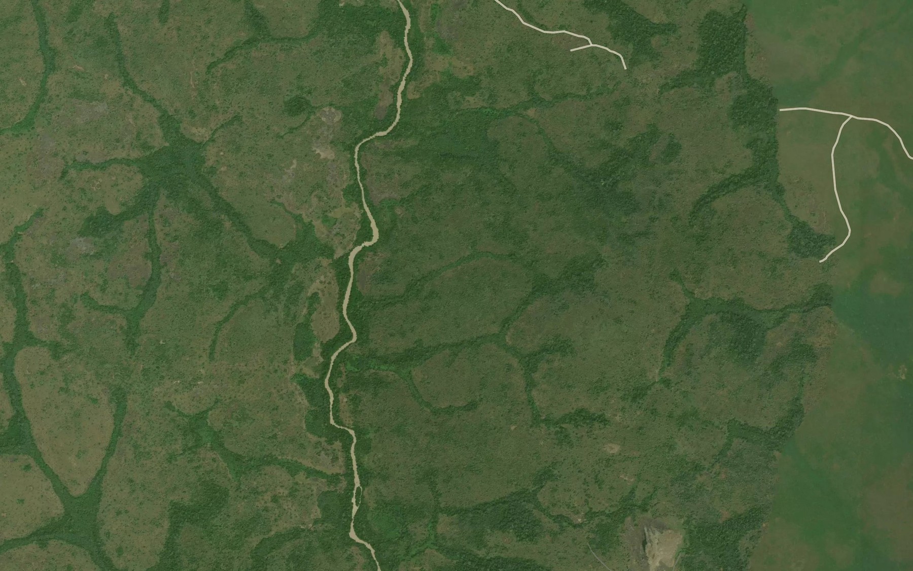 Satellite map of the Burner