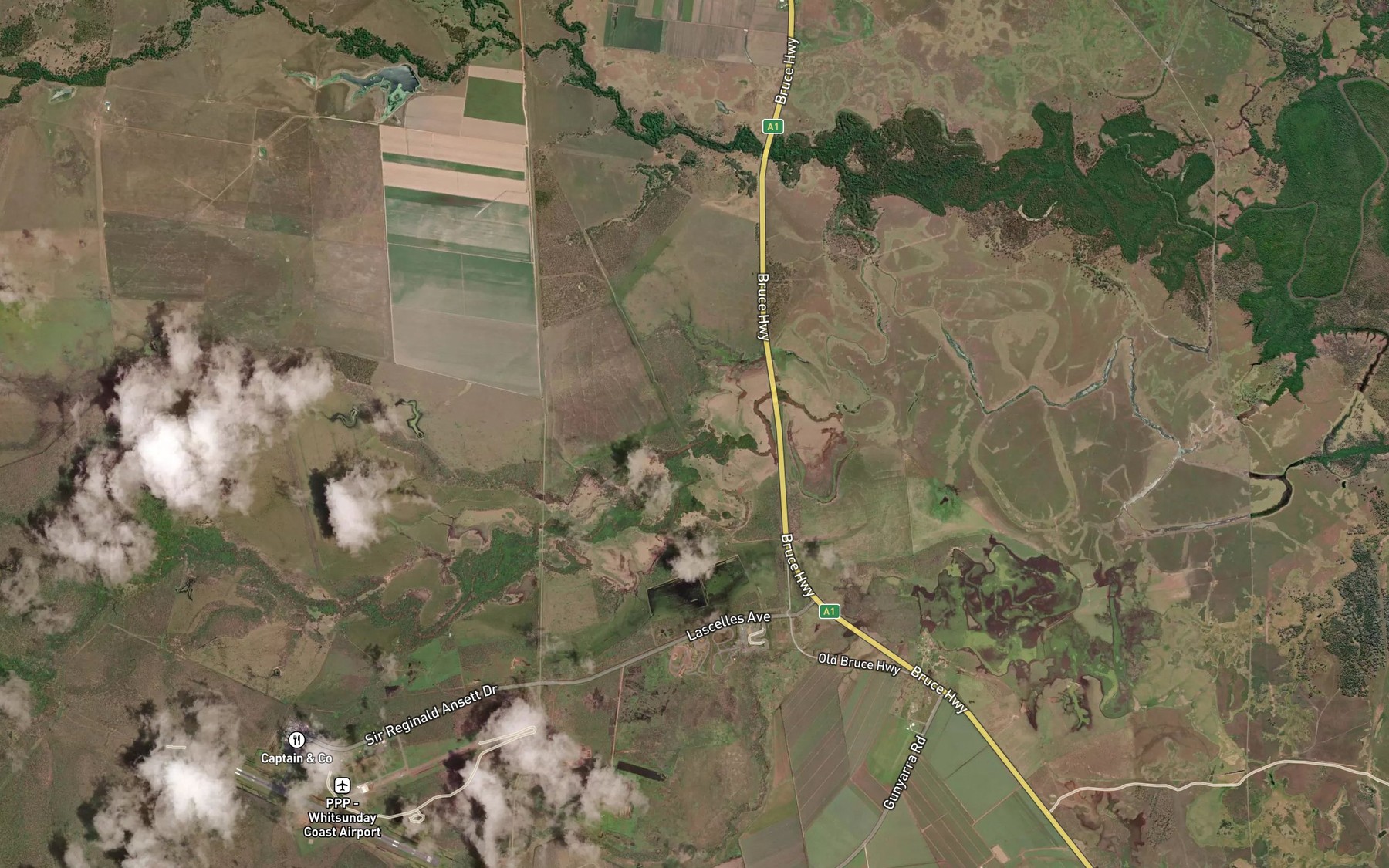 Satellite map of the Lake Iris