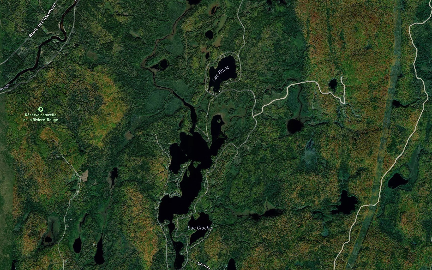 Satellite map of the Baie Noire