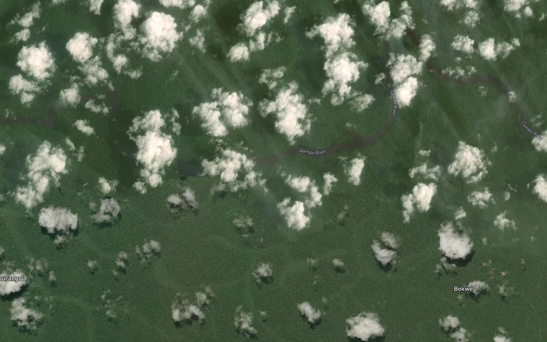 Satellite map of the Seng