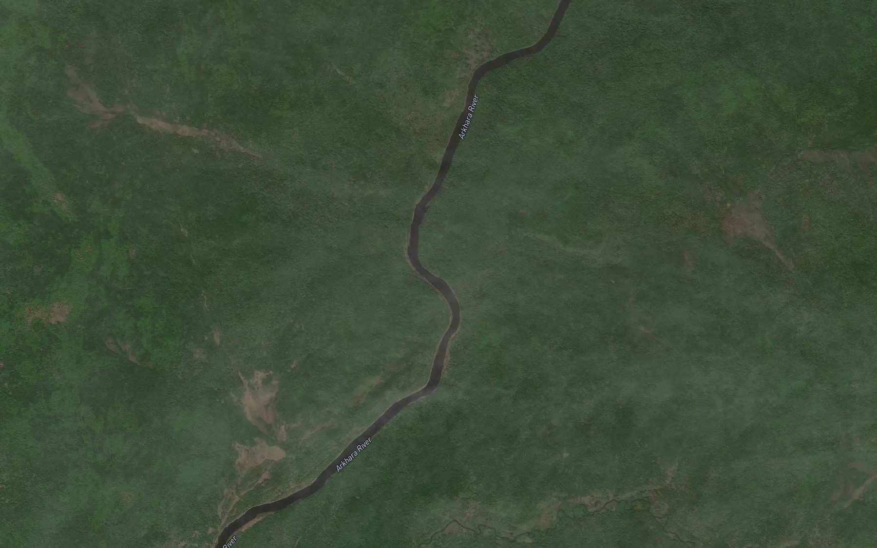Satellite map of the Trenog