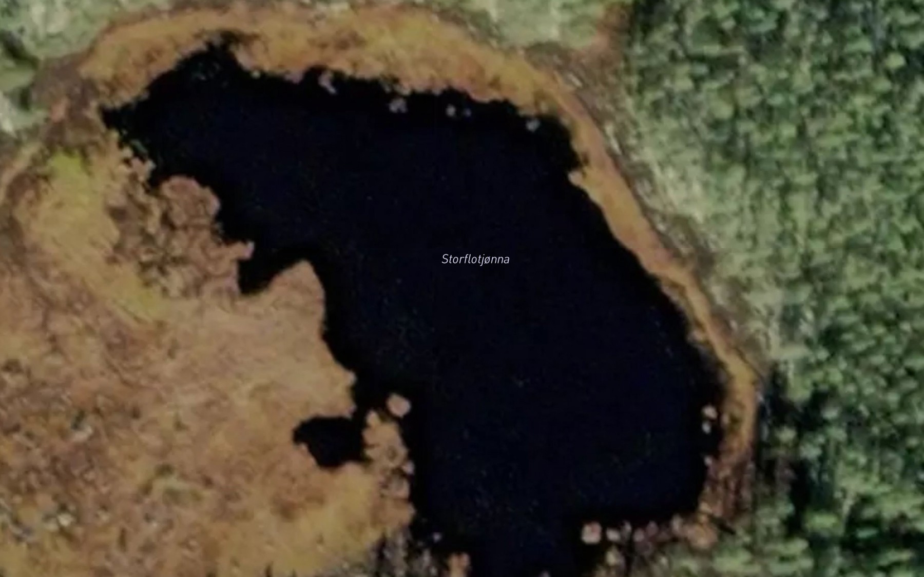 Satellite map of the Storflotjorna