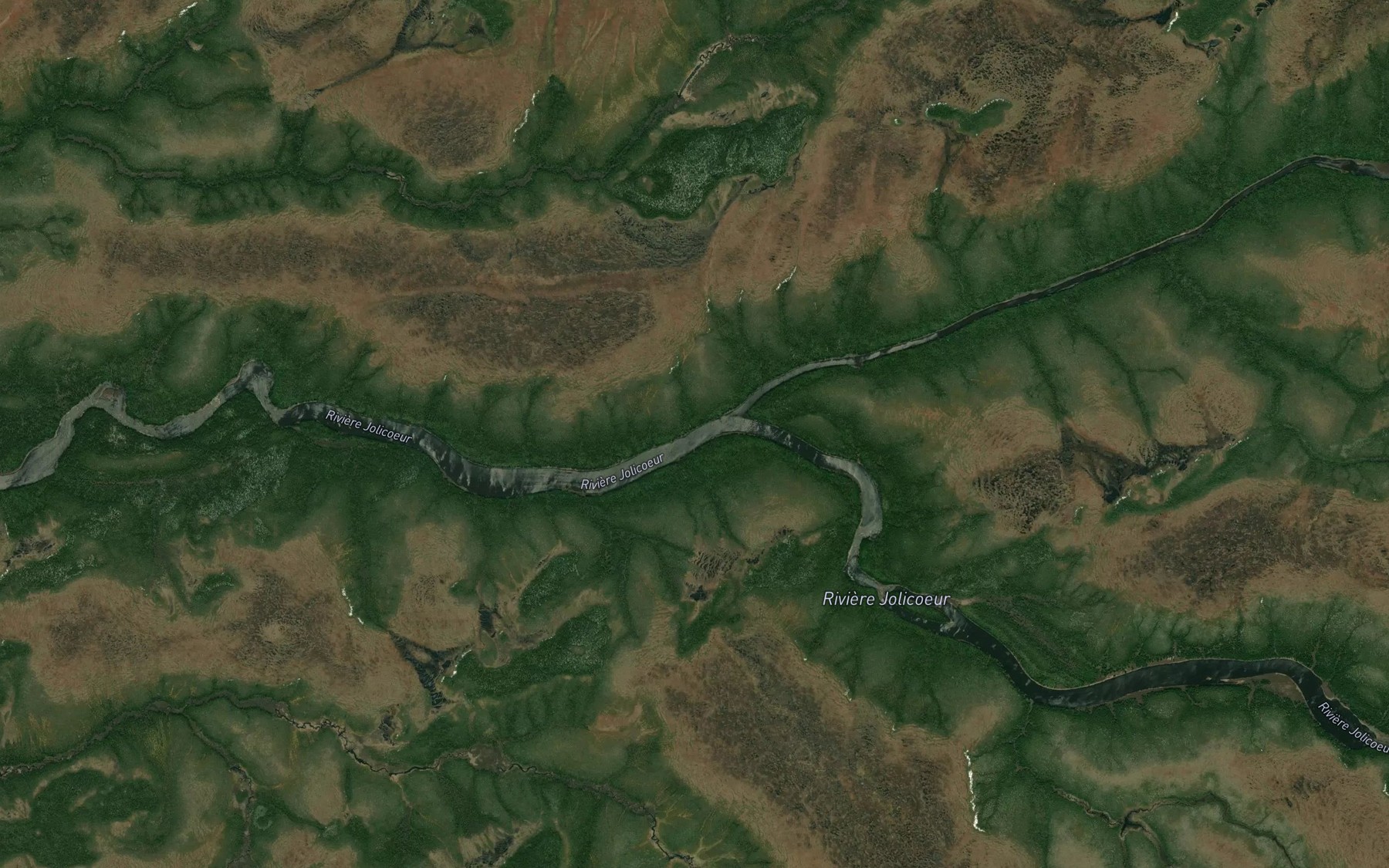 Satellite map of the Confluent Enistuch