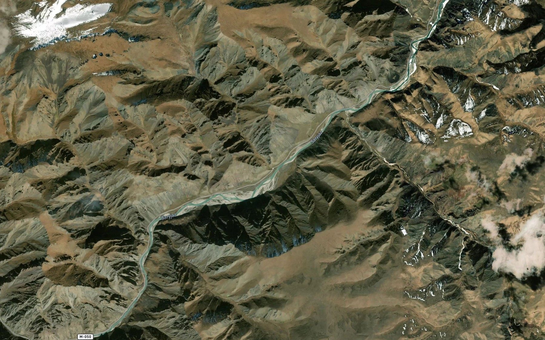 Satellite map of the Muzbulak