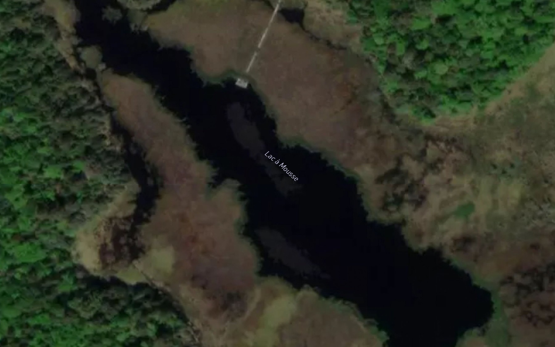 Satellite map of the Lac a Mousse