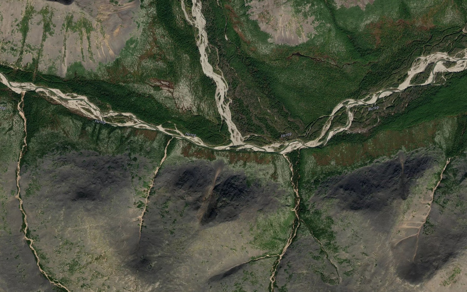 Satellite map of the Atarbay
