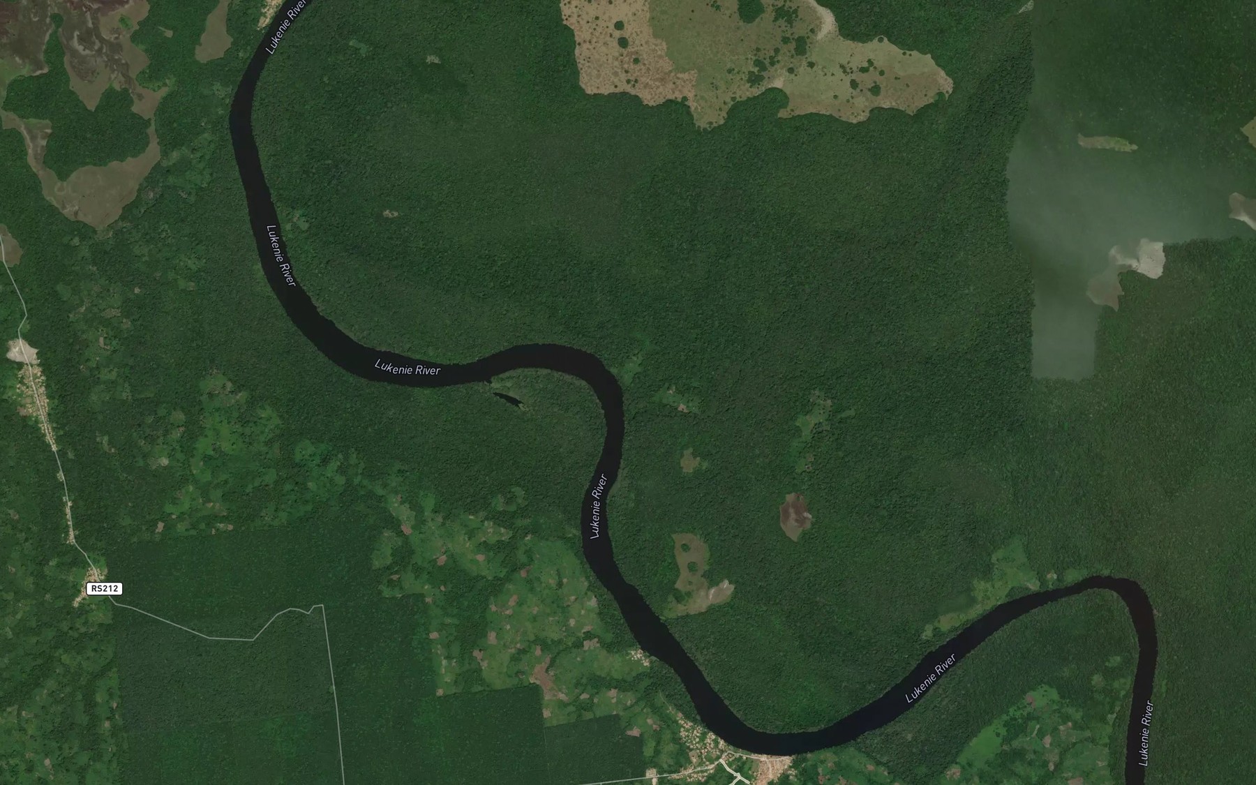 Satellite map of the Lombo