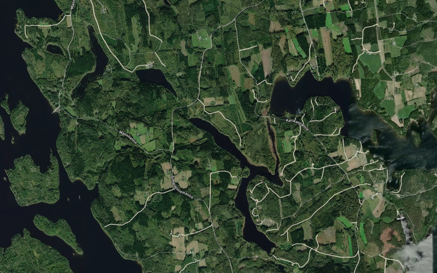 Satellite map of the Myllylahti