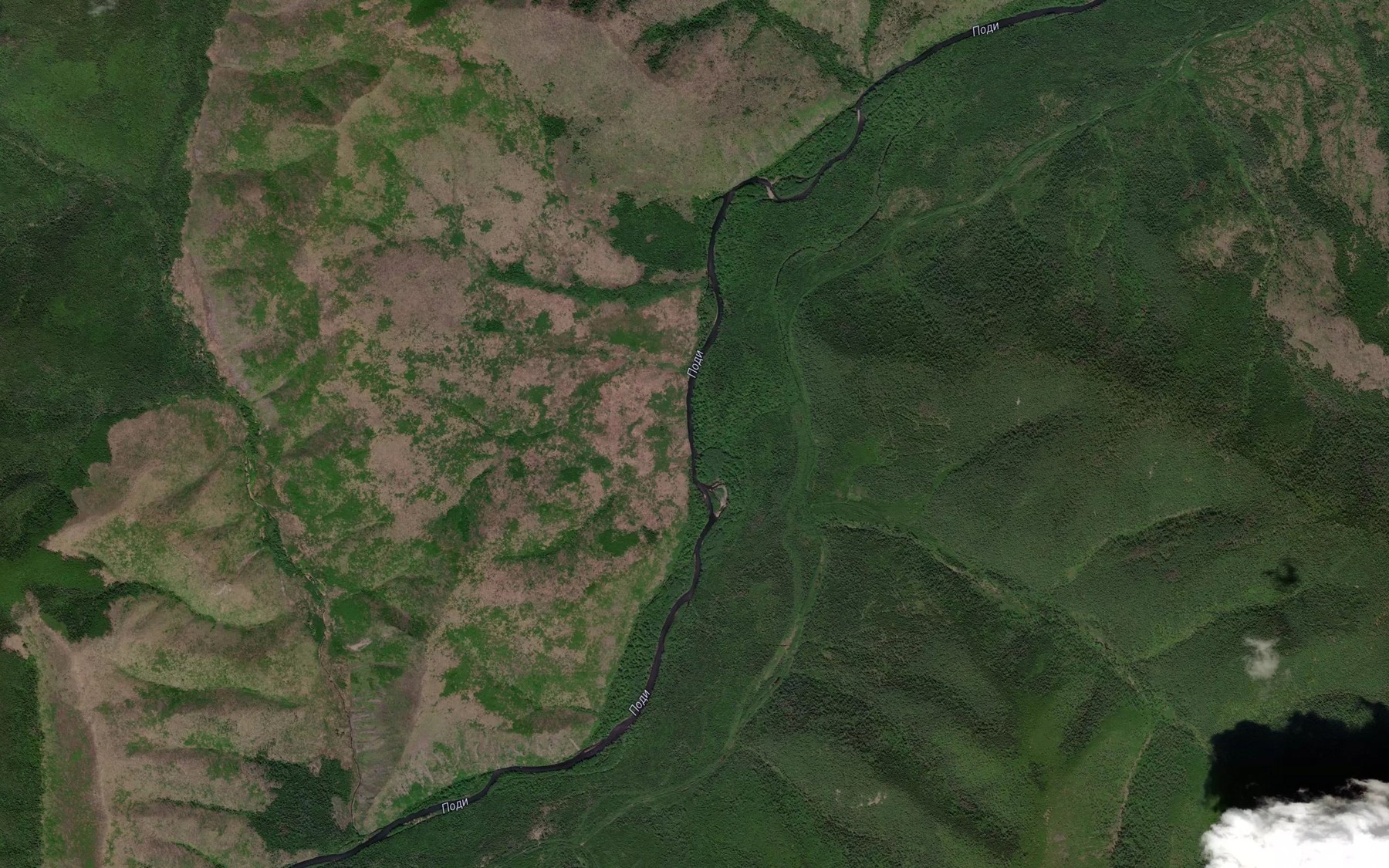 Satellite map of the Laskovyy