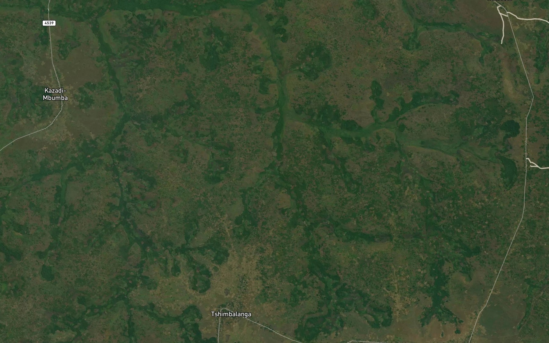 Satellite map of the Kabwe