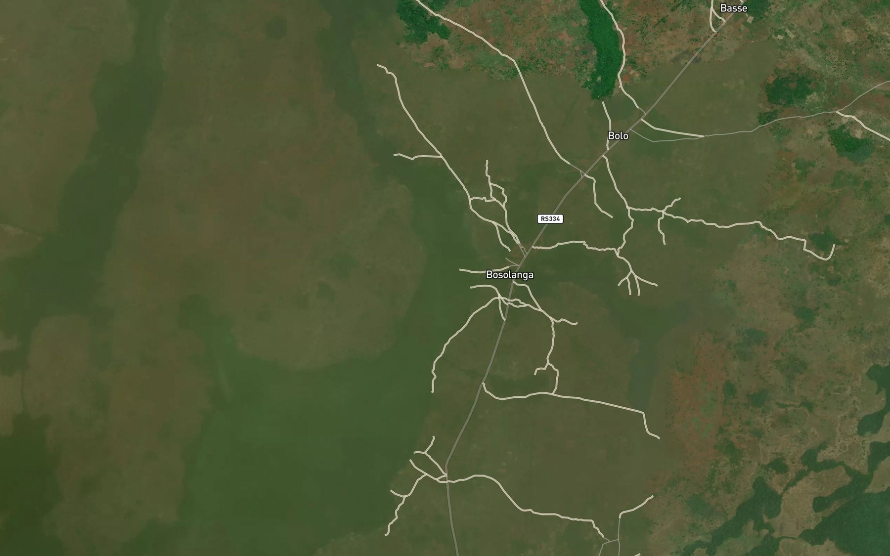Satellite map of the Lenda