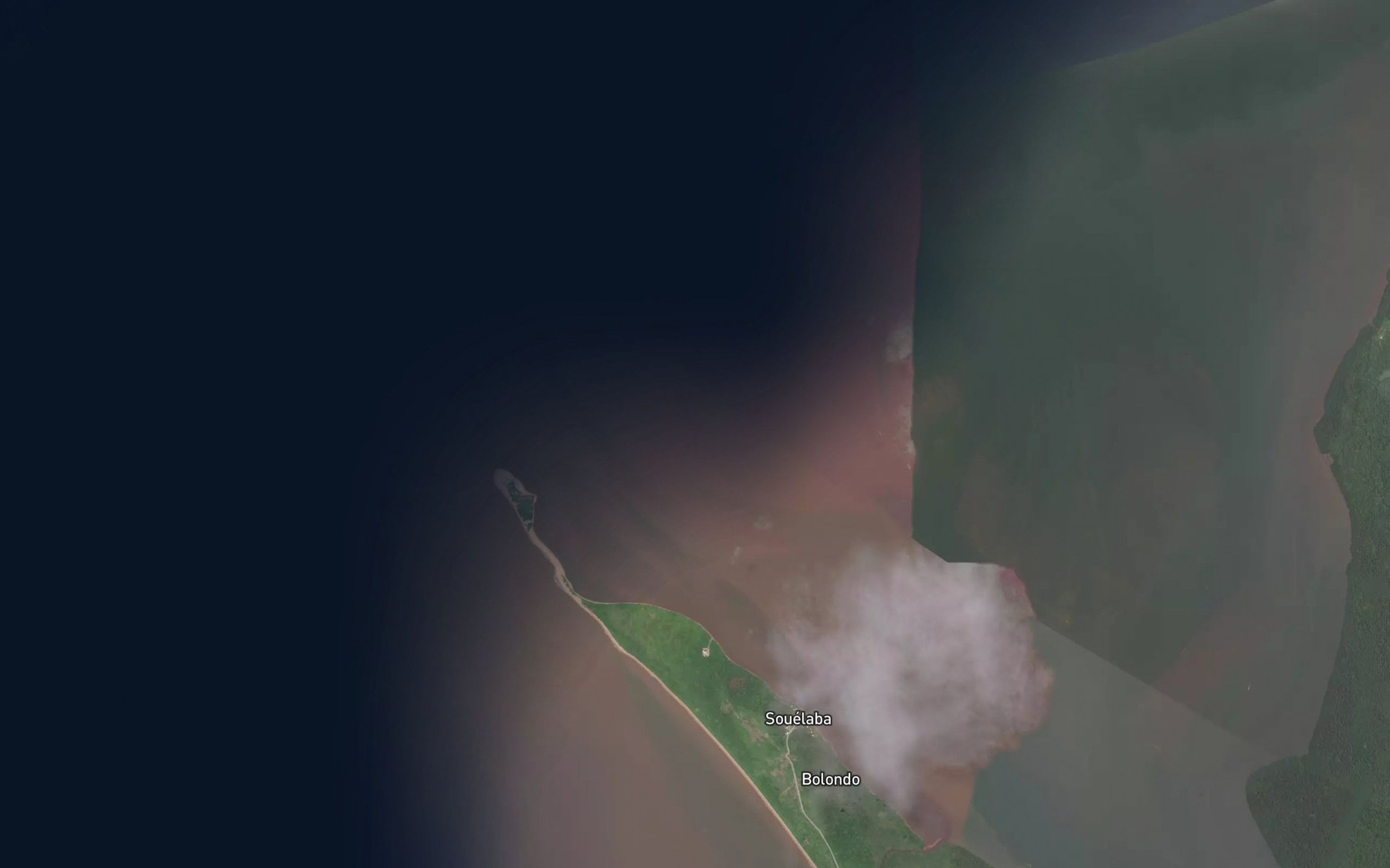Satellite map of the Baie de Malimba