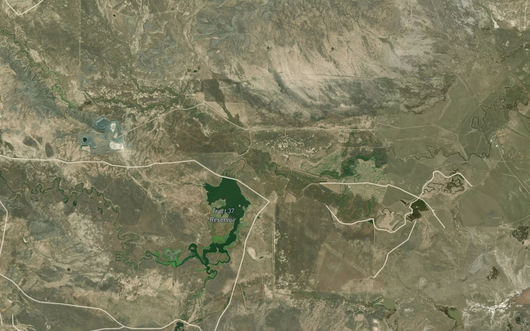 Satellite map of the Battle Creek