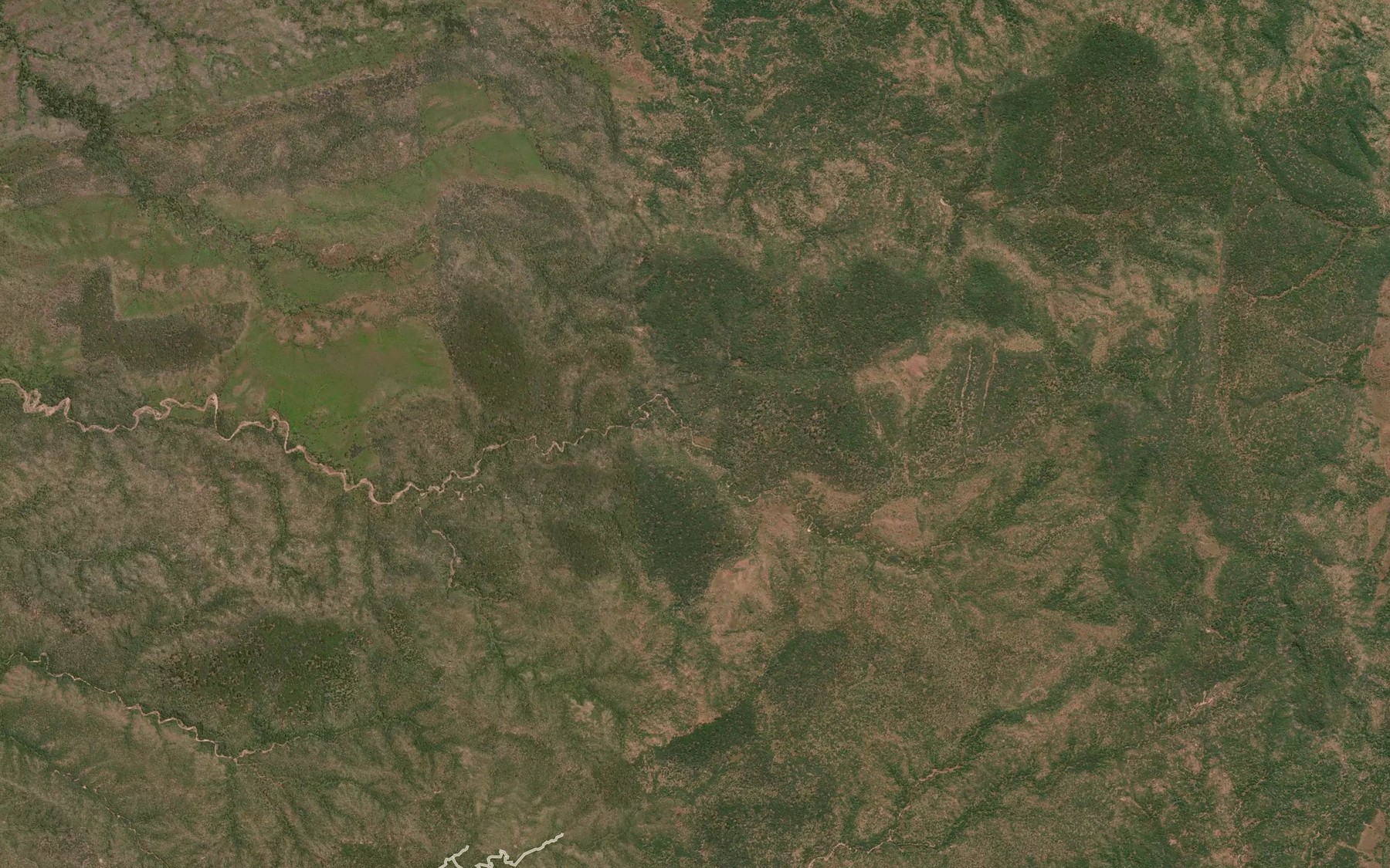 Satellite map of the Kalufia