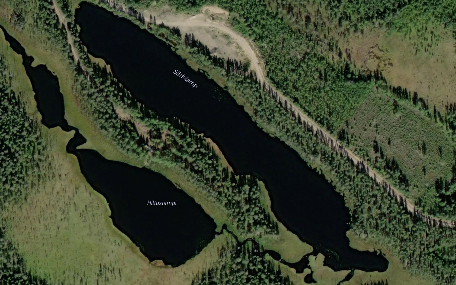 Satellite map of the Sarkilampi