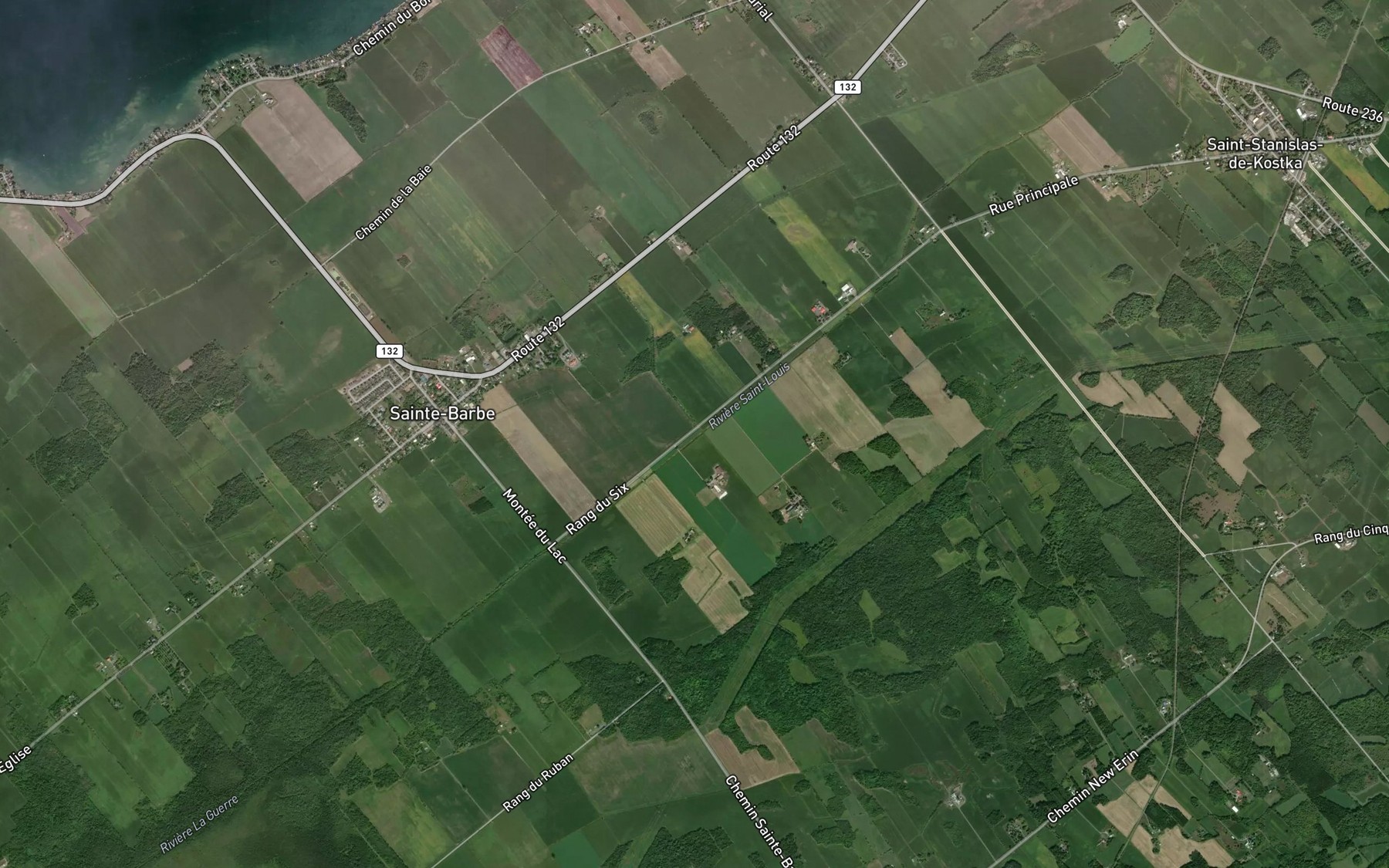 Satellite map of the Decharge Saint-Louis