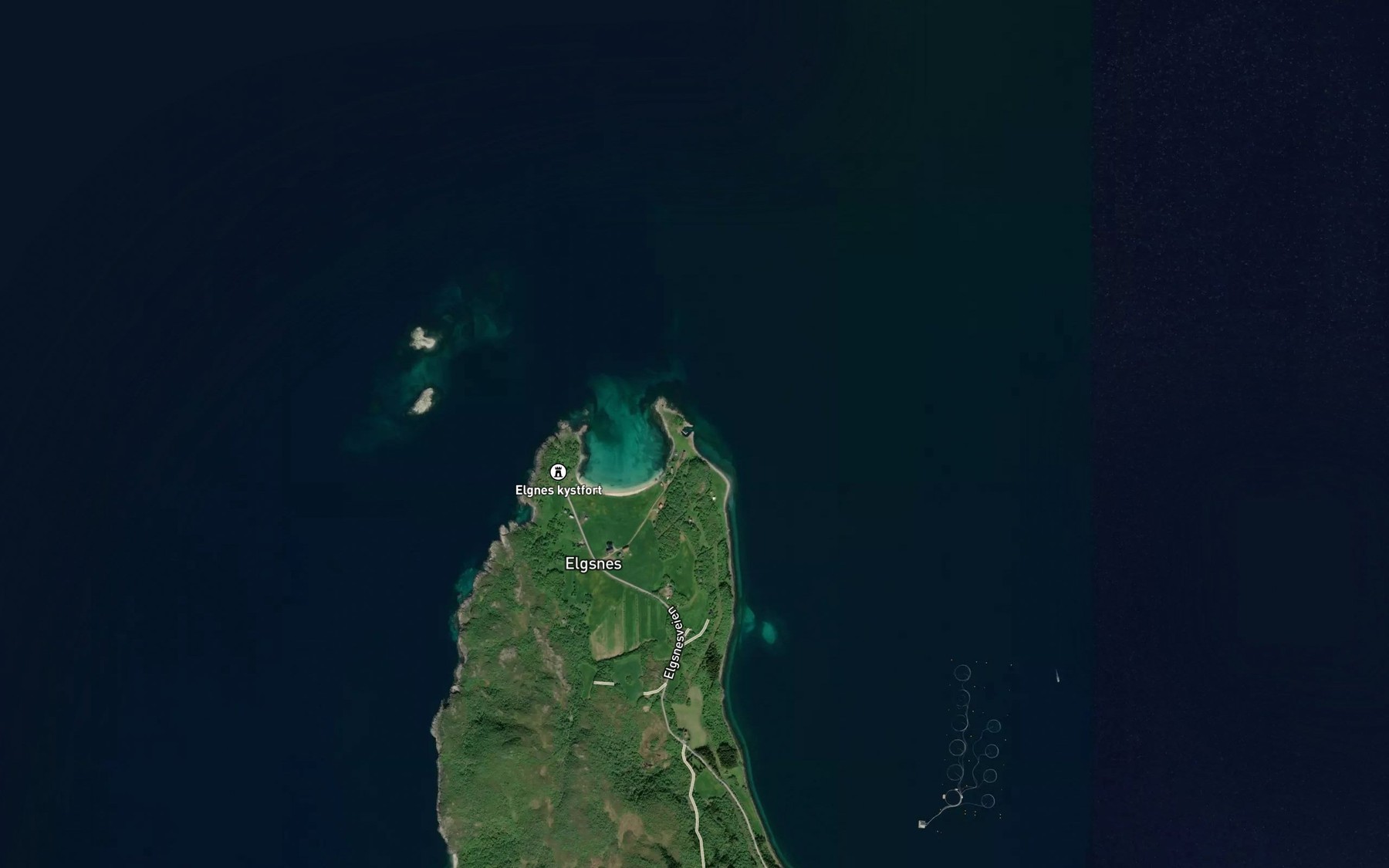 Satellite map of the Bryggestoa