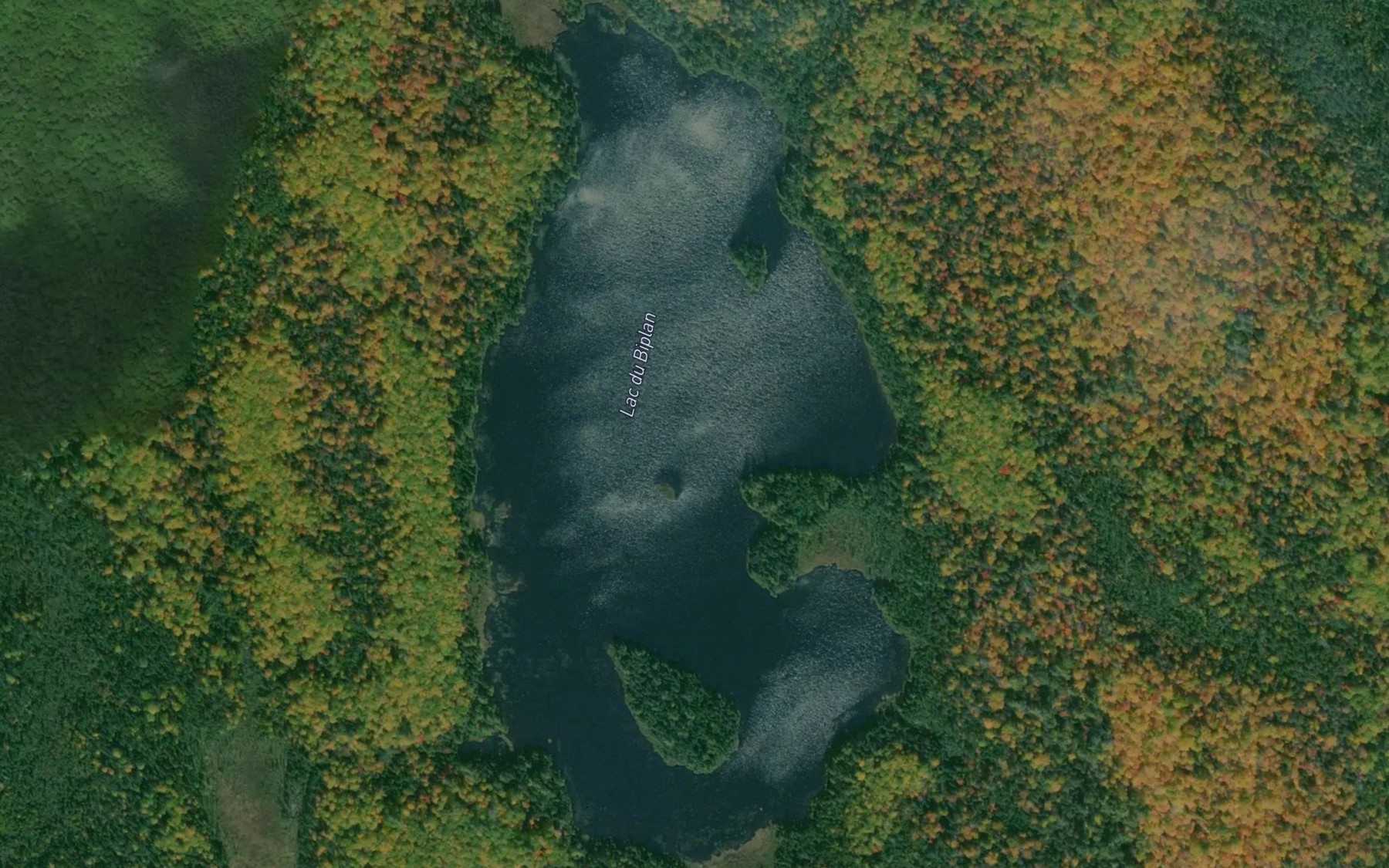 Satellite map of the Lac du Biplan