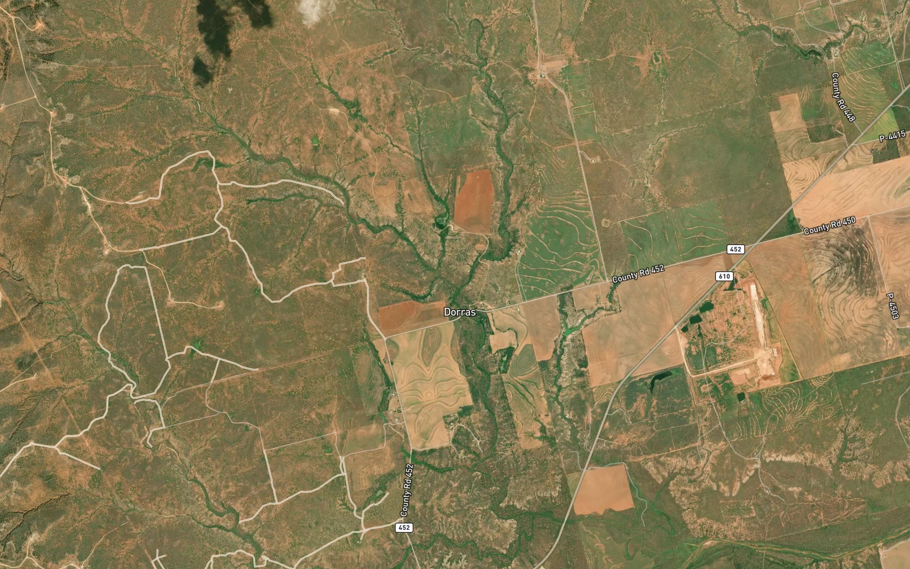 Satellite map of the Long A