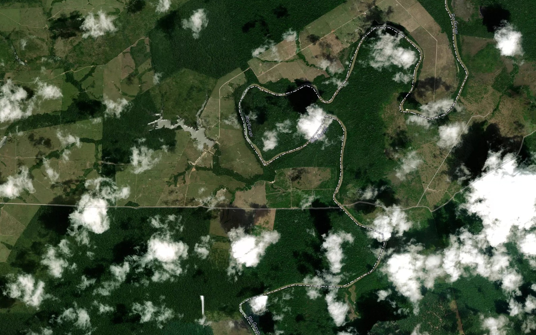 Satellite map of the Igarape da Cantina