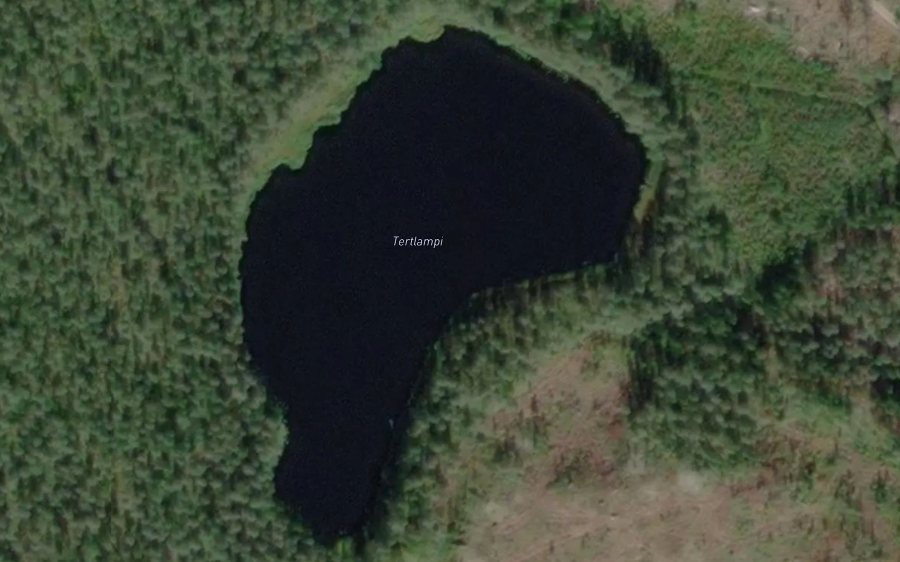Satellite map of the Tertlampi