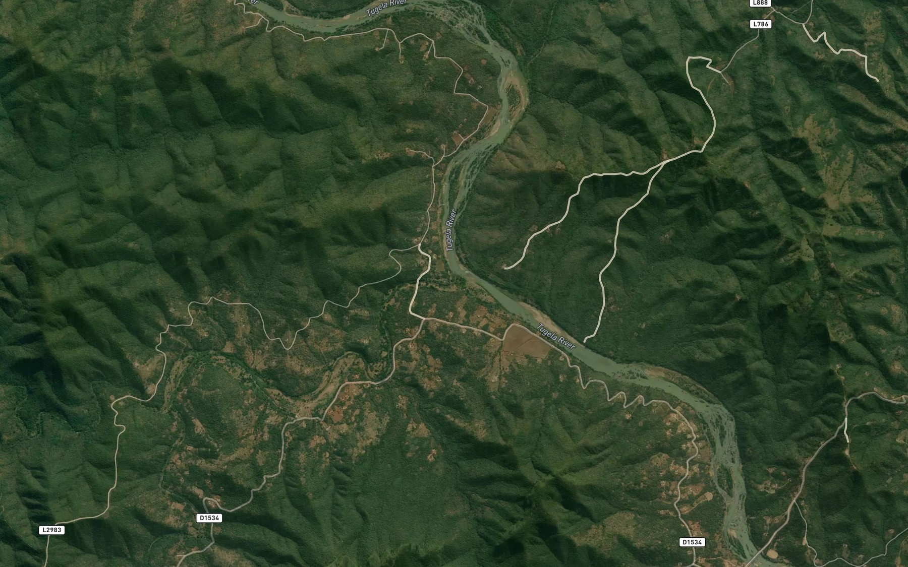 Satellite map of the Mati