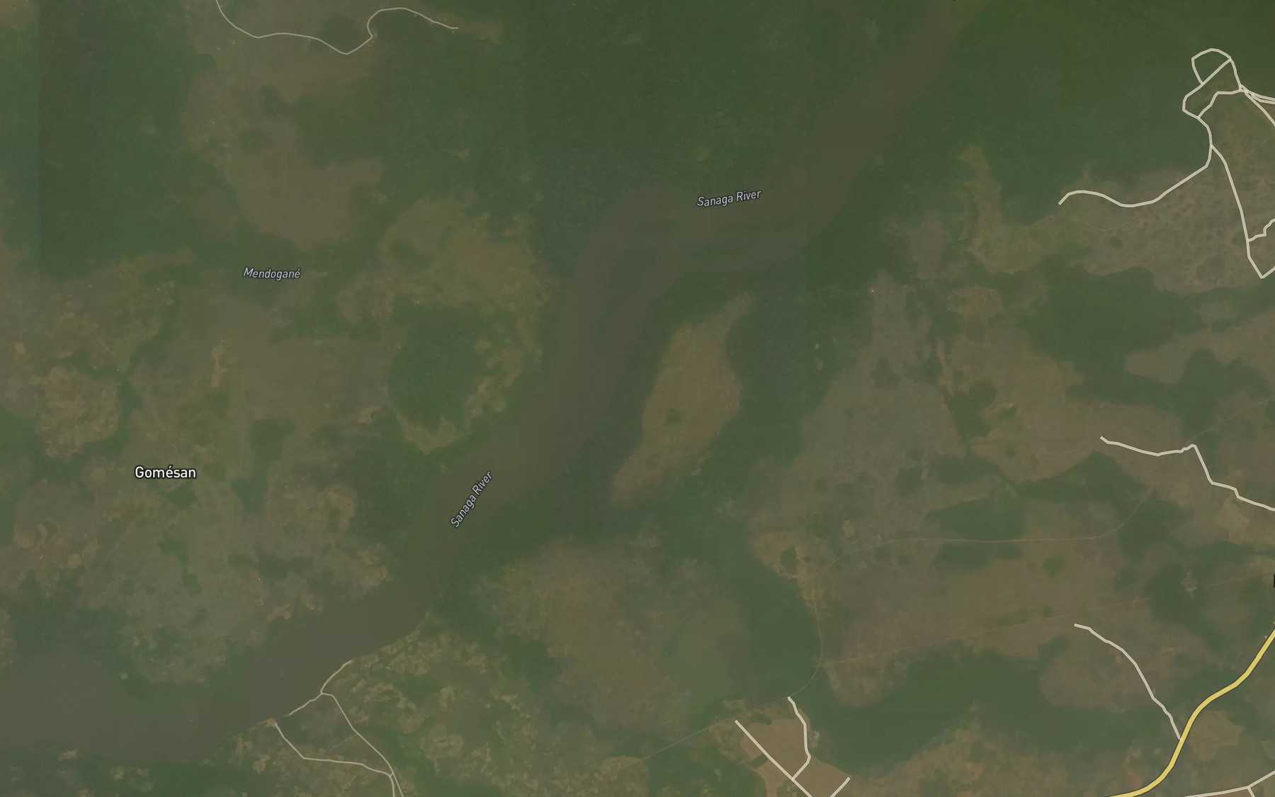 Satellite map of the Ntiou