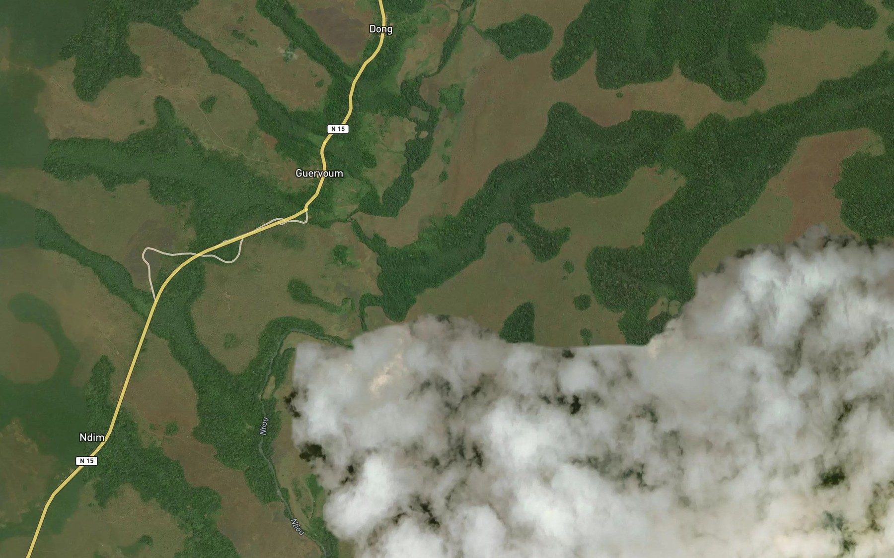 Satellite map of the Ndjan