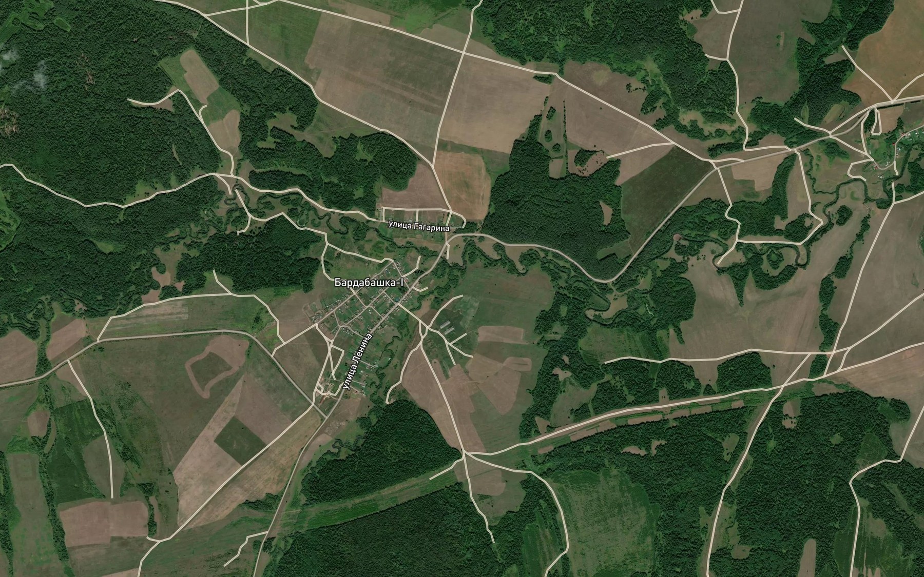 Satellite map of the Bardabashka