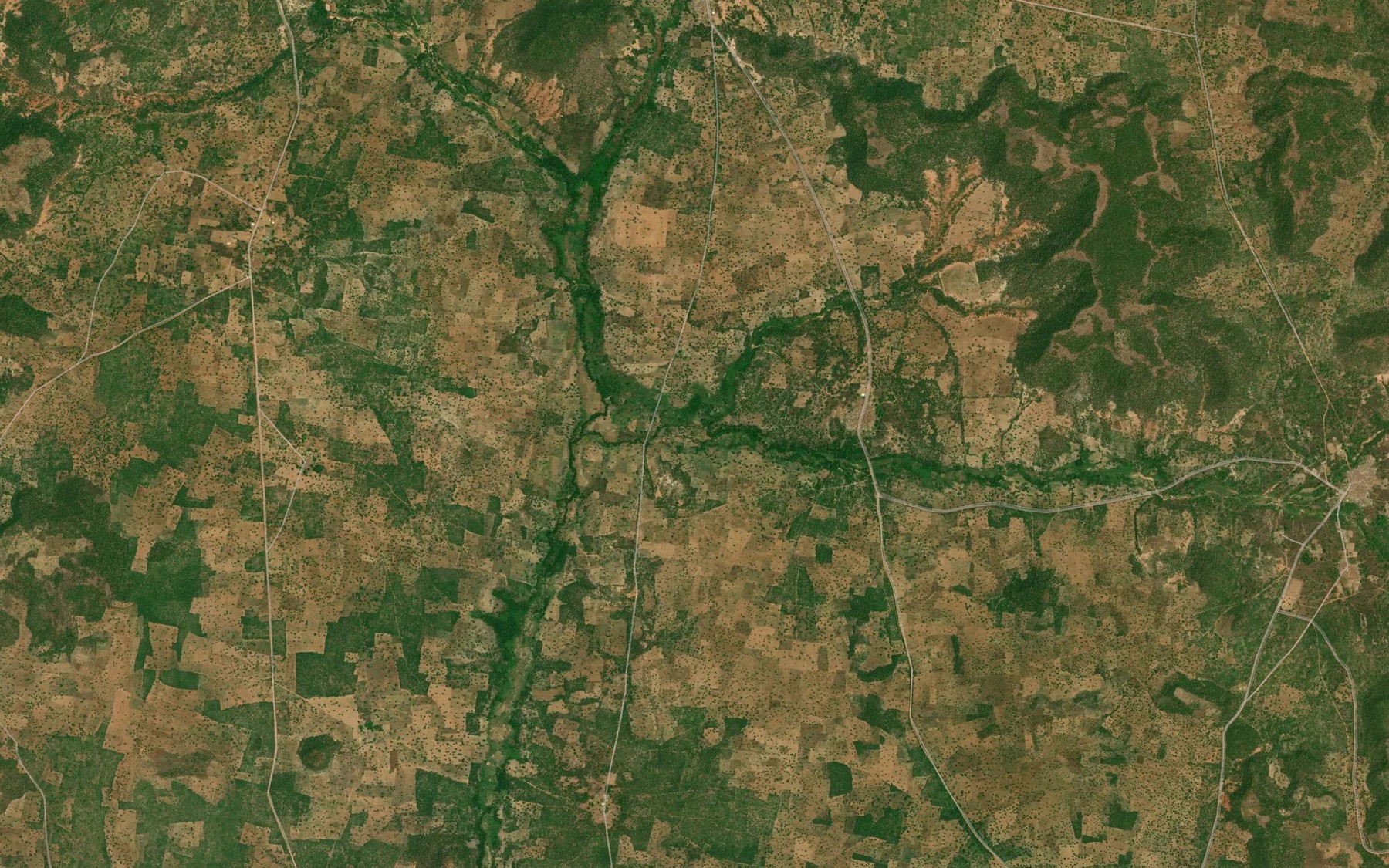 Satellite map of the River Kandonji