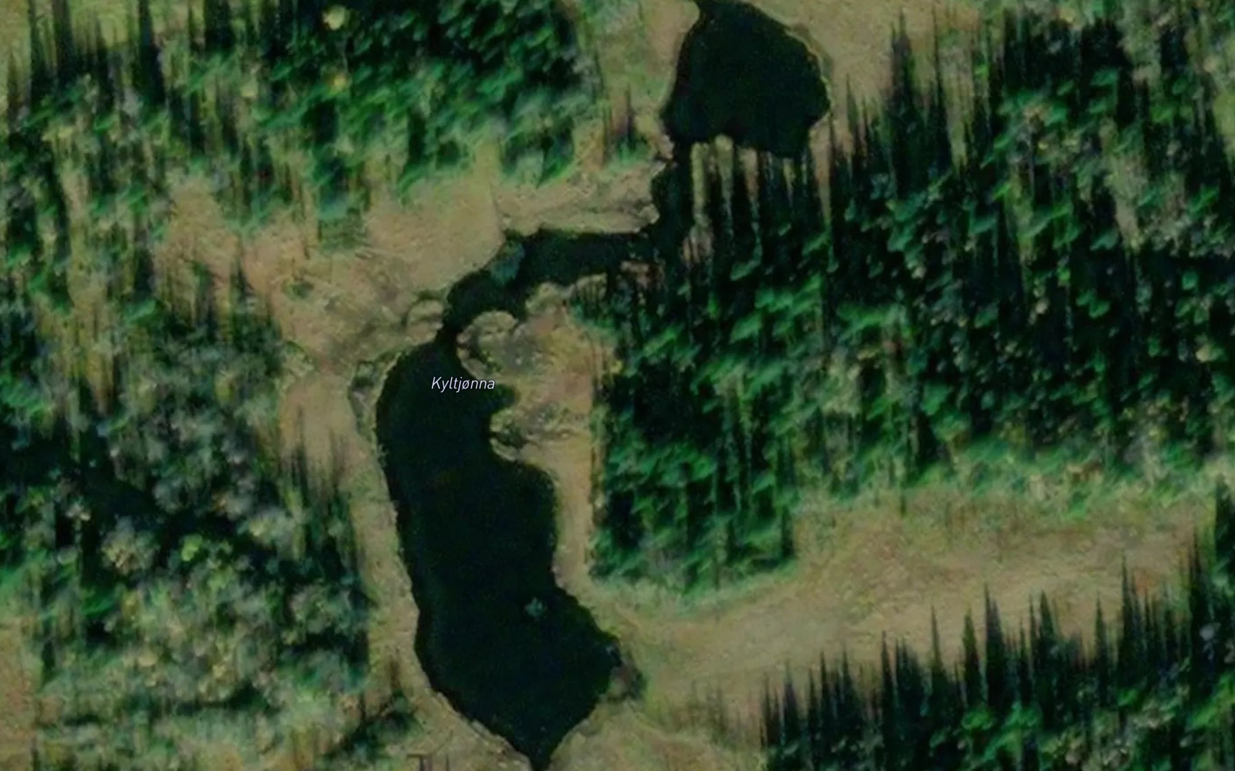 Satellite map of the Kyltjonna