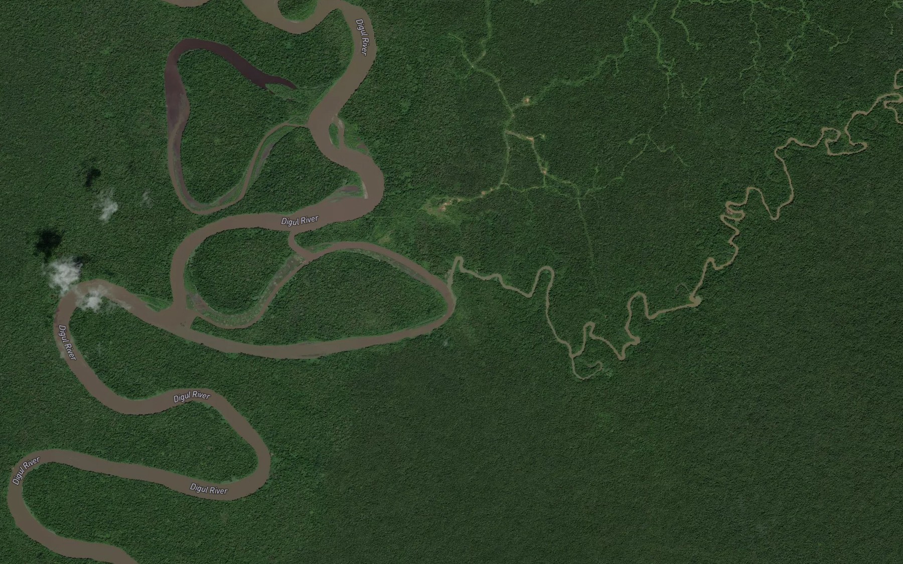 Satellite map of the Sungai Murup