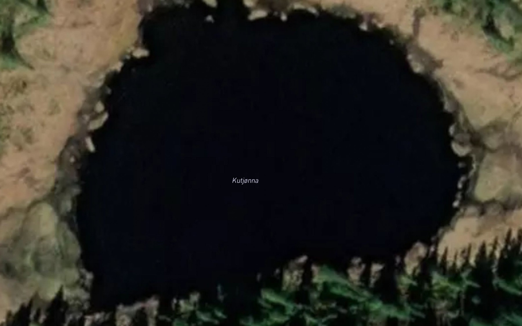Satellite map of the Kutjorna