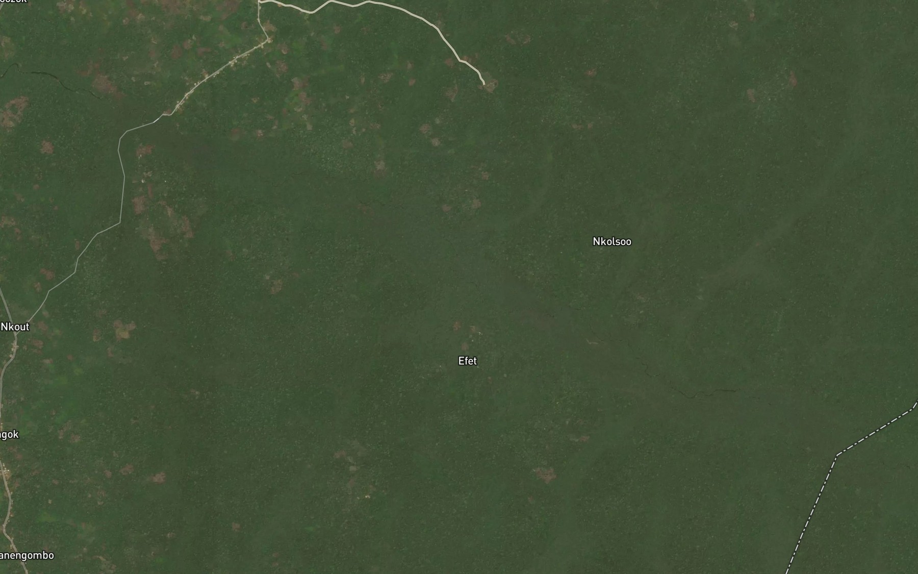 Satellite map of the Onkoulou