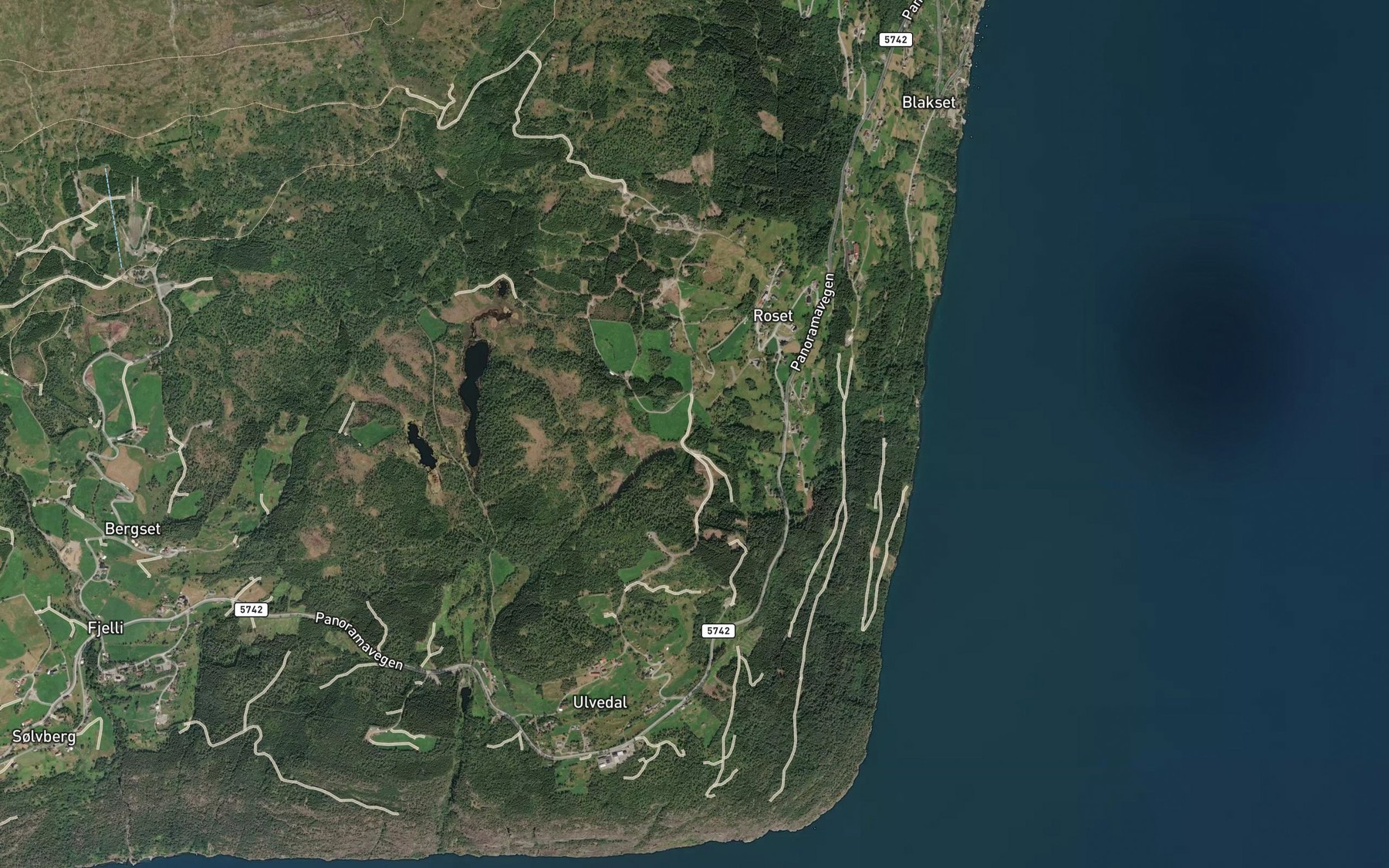 Satellite map of the Svana