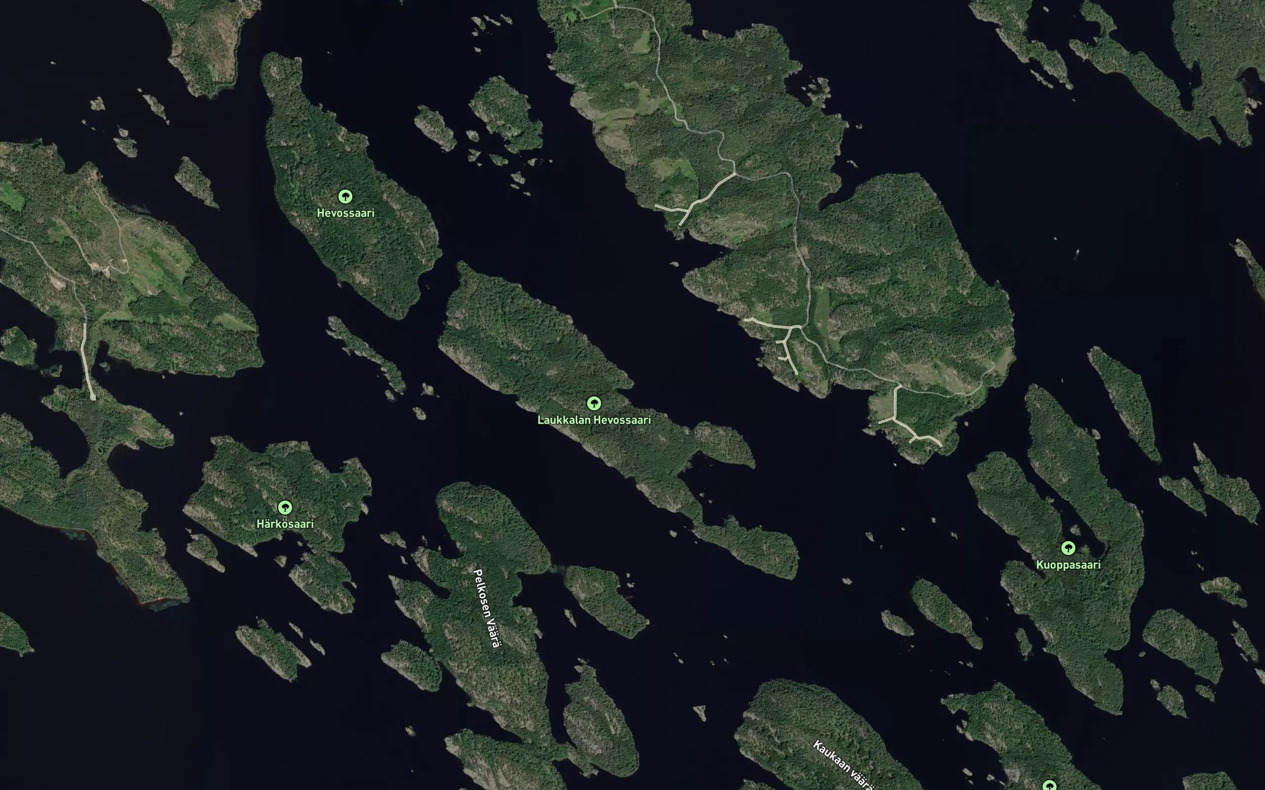Satellite map of the Hakolahti