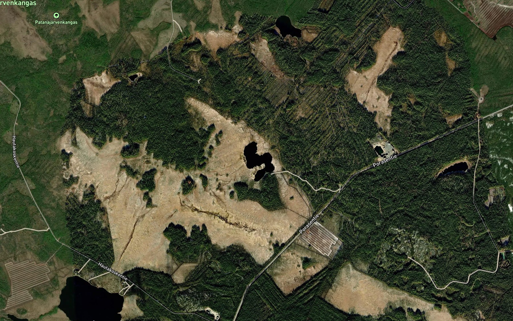 Satellite map of the Haarukkalampi