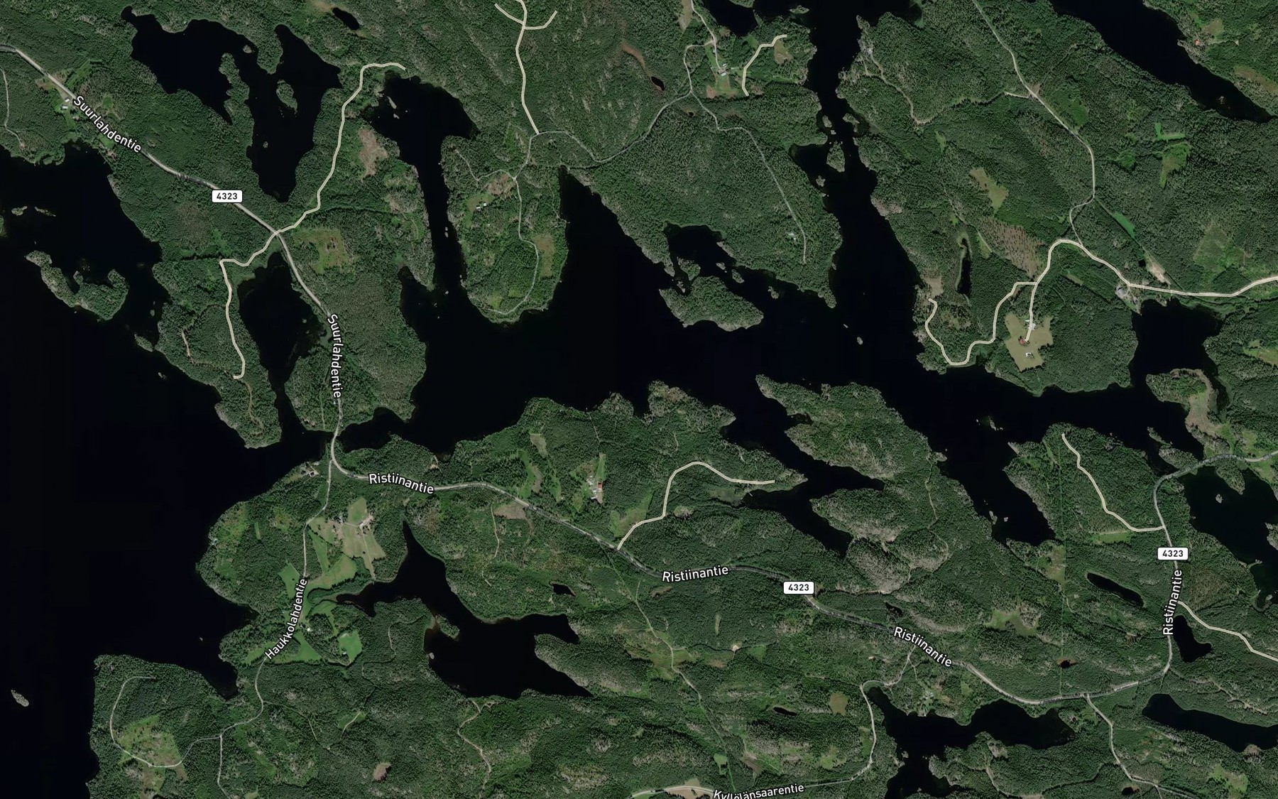 Satellite map of the Tollonlahti