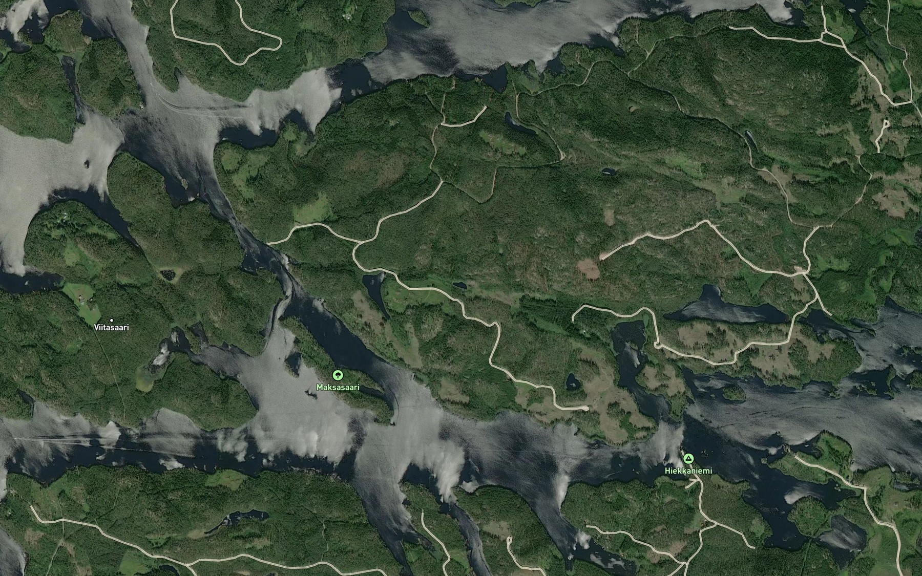Satellite map of the Pieni Kaapajarvi