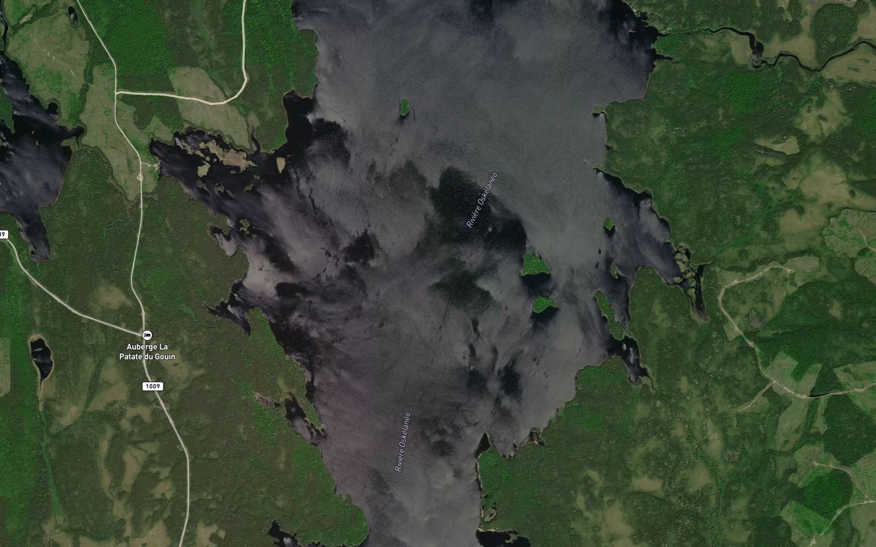Satellite map of the Baie du Sud