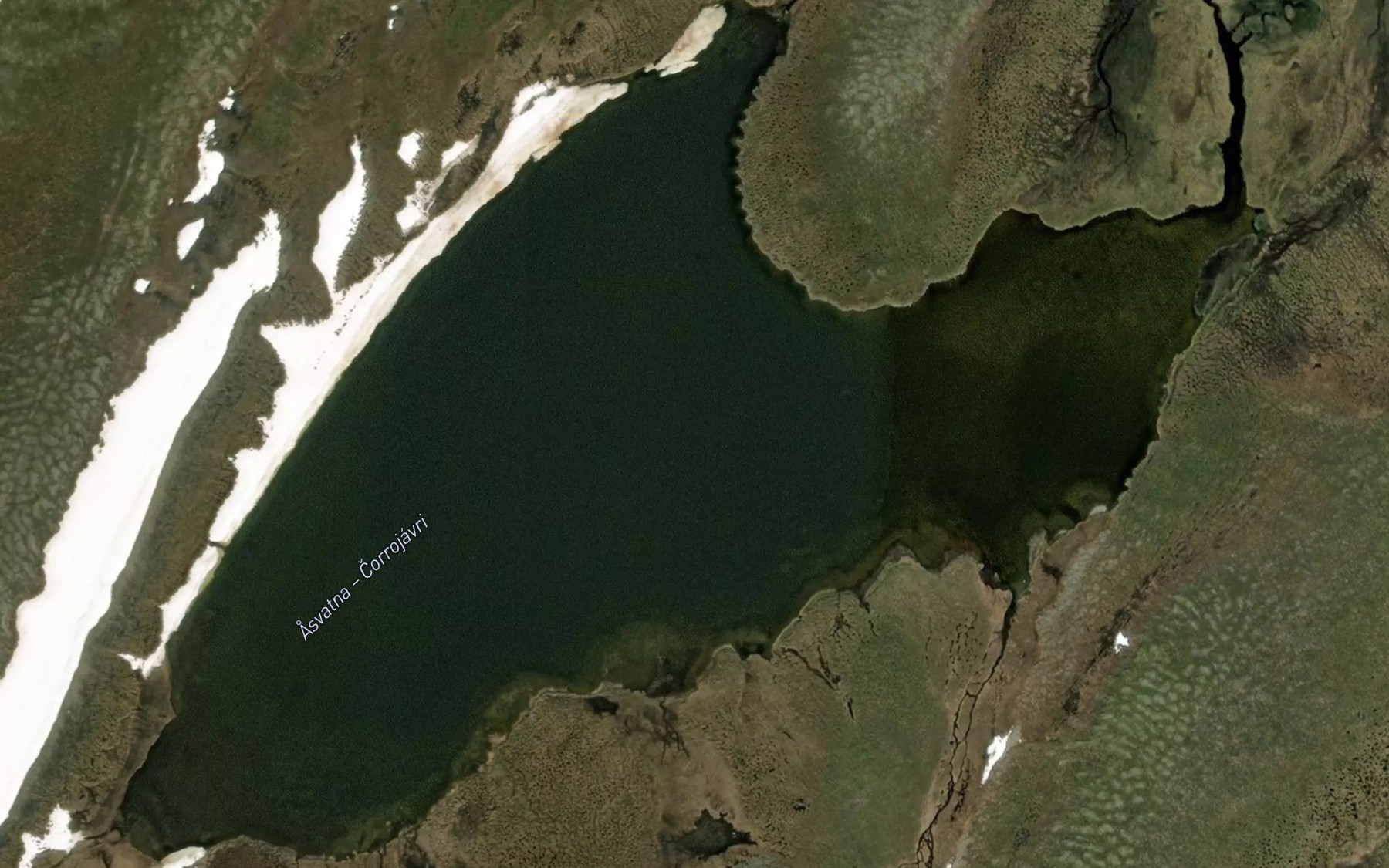 Satellite map of the Carrujavri