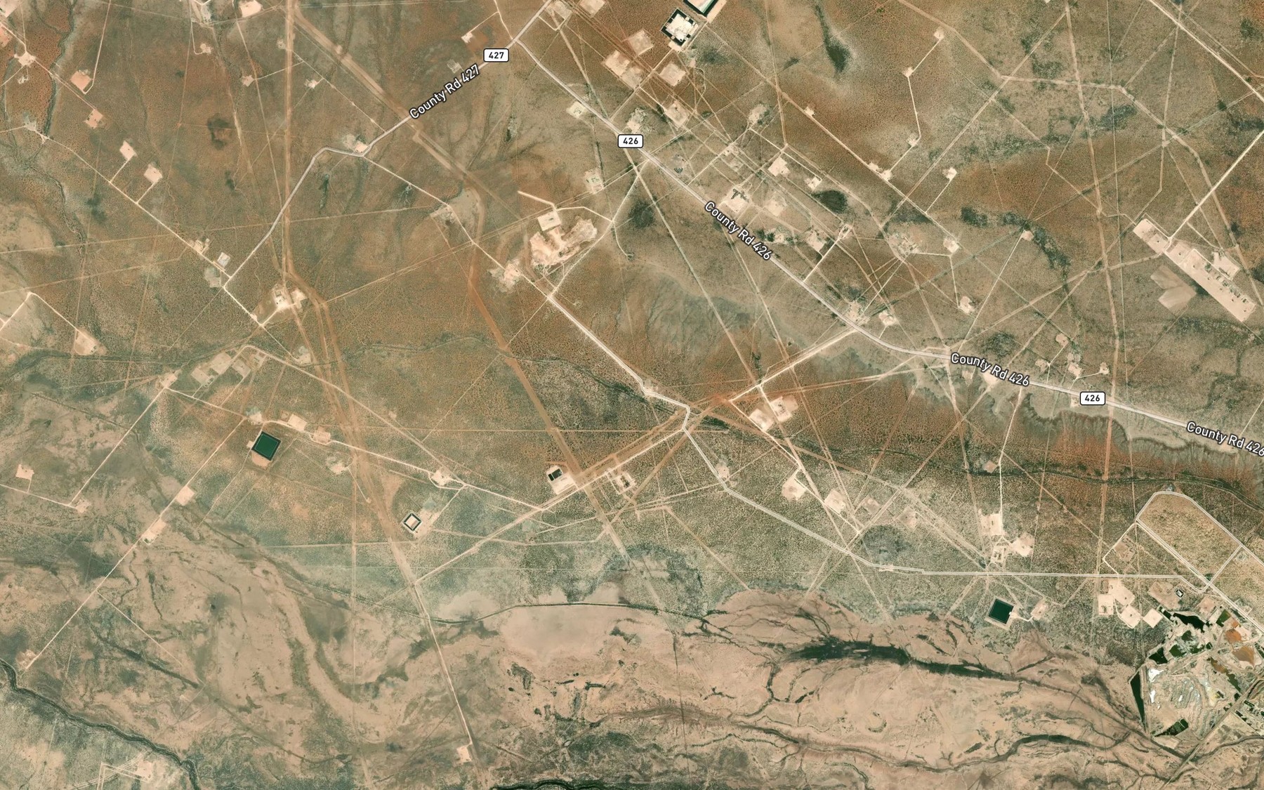 Satellite map of the Big Valley Canal