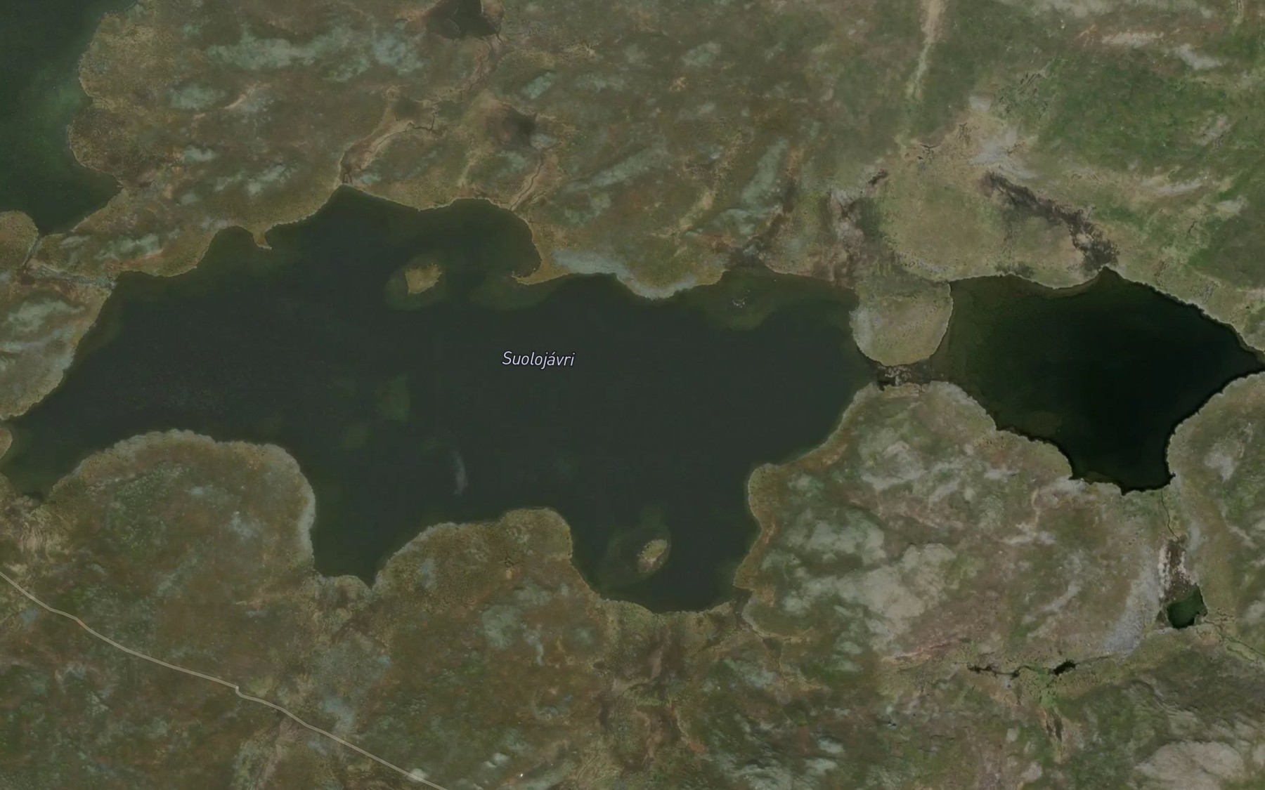 Satellite map of the Suolujavri