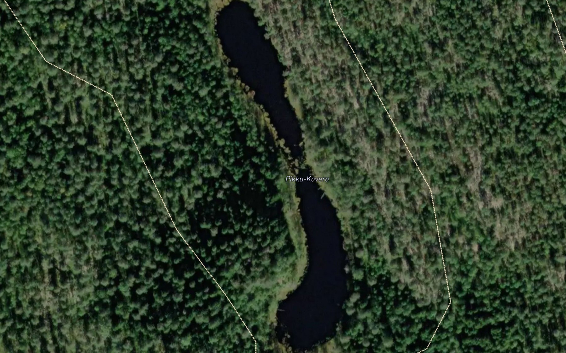 Satellite map of the Pikku-Kovero