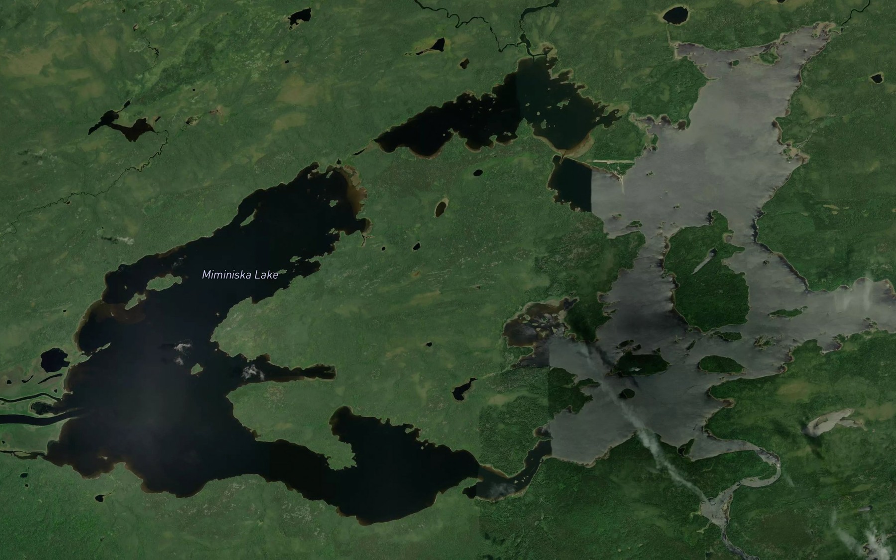 Satellite map of the Curry Bay